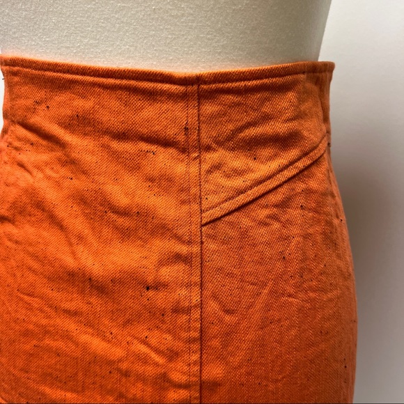 UO Rae Lace-Up Mini Skirt, Unreleased Color (Orange) - Picture 5 of 11